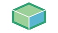 3D Cube Box Icon for Packaging and Product Display, vector design Generative AI Royalty Free Stock Photo
