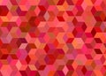 3d cube mosaic background design in red tones Royalty Free Stock Photo