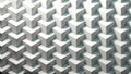 3D cube pattern repetition with shadows. 3D Rendering