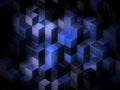 3D cubes abstract background Royalty Free Stock Photo