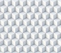 3d cubes seamless pattern ornament