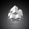 3d cubic Royalty Free Stock Photo