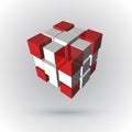 3d cubic Royalty Free Stock Photo