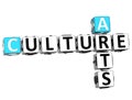 3D Culture Arts Crossword