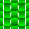 3D Curve Tile Seamless Pattern Green_002 Royalty Free Stock Photo