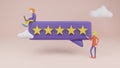 3D Customer Review Recommendation Star