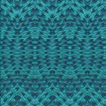 3d cyan fracal geometric pattern Royalty Free Stock Photo