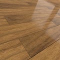 3d Dark wooden floor tiling