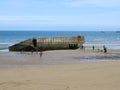 D-day beach Normandy Royalty Free Stock Photo