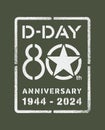 D-DAY 80th Anniversary stencil