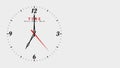 3D Wall Clock Background, Timetable Schedule, 3D illustration, 3D rendering, 7AM PM,