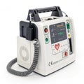 3D Defibrillator Icon isolated on white background Royalty Free Stock Photo