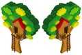 3D design for treehouse in the tree