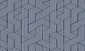 3D dimensional lined cubes seamless pattern, geometric endless texture with lines and boxes, architecture theme, black and white