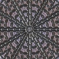 3d dodecagon steel surface pattern Royalty Free Stock Photo