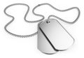3D Dog tags Royalty Free Stock Photo