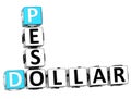 3D Dollar Peso Crossword