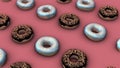 Donut texture rotation loop - diagonal