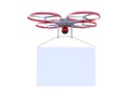 3D drone with camera Royalty Free Stock Photo