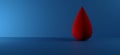 3D Drop of blood Royalty Free Stock Photo