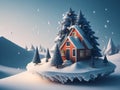 Christmas-themed composition., AI generated Royalty Free Stock Photo