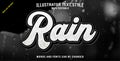3D editable text effect style