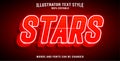 3D editable text effect style