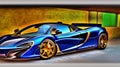 3d effect - mclaren - ai-generated