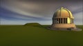 3d effect - observatory - ai-generated