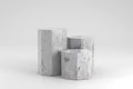 3D. Elegant marble Octagon Podium on Geometric Background for Premium Presentations