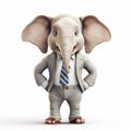 3d Elephant Business Suit Emotional Sensitivity And Lively Storytelling