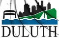 3D Emblem of Duluth Minnesota, USA.