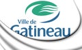 3D Emblem of Gatineau Quebec, Canada.