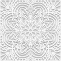 3D embossed white background