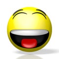 3D emoji/ emoticon - smile/ laughter