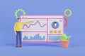 3D Employee evaluation, assessment form and report,