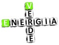 3D Energia Verde Crossword