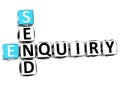3D Enquiry Send Crossword