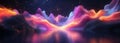 3D environment with flowing data streams, vibrant colors, and cosmic scenery creates mesmerizing visual experience. Perfect for