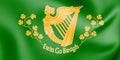 3D Erin go Bragh banner, Ireland