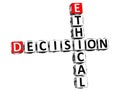 3D Ethical Decision Crossword