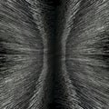 3D exploding surface view in shades of grey patterns from stack of metallic plates