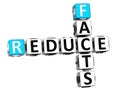 3D Facts Reduce Crossword Royalty Free Stock Photo