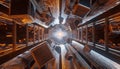3D fantasy future abstract background