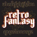 3d Fantasy Gothic Font