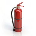 3D Fire Extinguisher icon isolated on white background Royalty Free Stock Photo