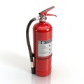 3D Fire Extinguisher icon isolated on white background Royalty Free Stock Photo