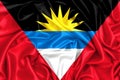 3d flag of Antiqua and Barbuda