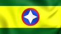 Flag of Bucaramanga, Colombia.