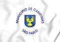 3D Flag of Campinas & x28;Sao Paulo state& x29;, Brazil.